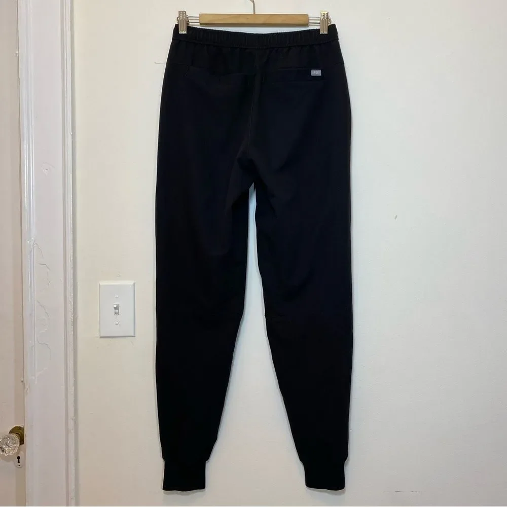 FIGS Men’s Tansen Jogger Drawstring Waist Scrub Pants Black Sz Small
